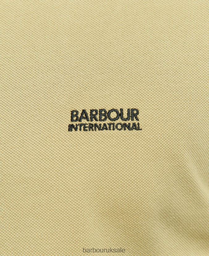 Tourer Polo Shirt Barbour Men R08LB6695 Clothing Classic White