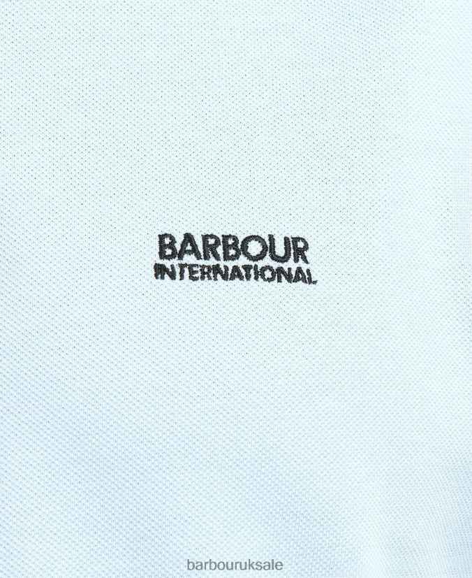 Tourer Polo Shirt Barbour Men R08LB6710 Clothing Classic White