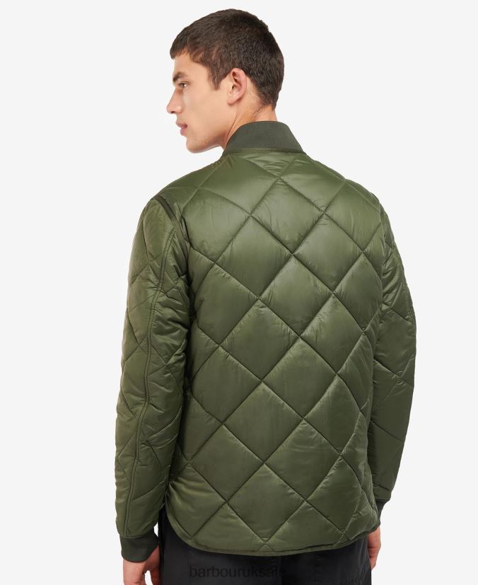 Action Liddesdale Quilted Jacket Barbour Men R08LB6154 Clothing Olive