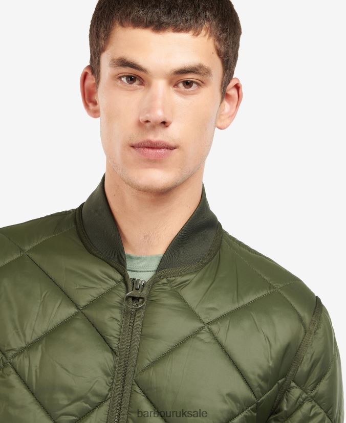 Action Liddesdale Quilted Jacket Barbour Men R08LB6154 Clothing Olive