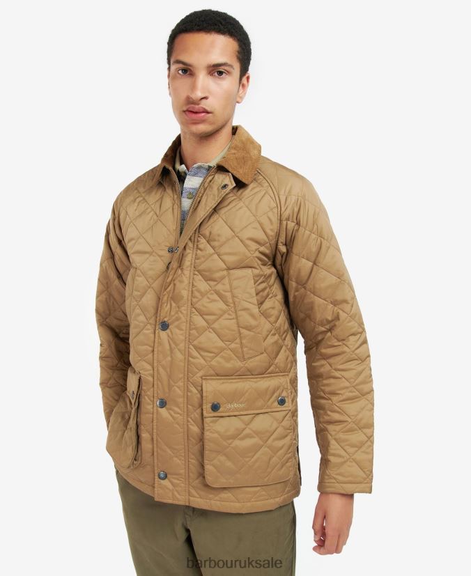 Ashby Quilted Jacket Barbour Men R08LB6148 Clothing Olive - Click Image to Close