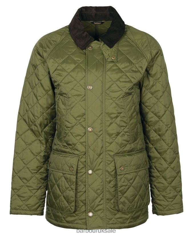 Ashby Quilted Jacket Barbour Men R08LB697 Clothing Olive