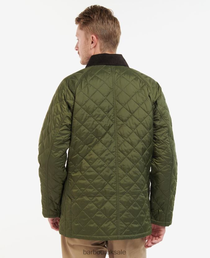 Ashby Quilted Jacket Barbour Men R08LB697 Clothing Olive