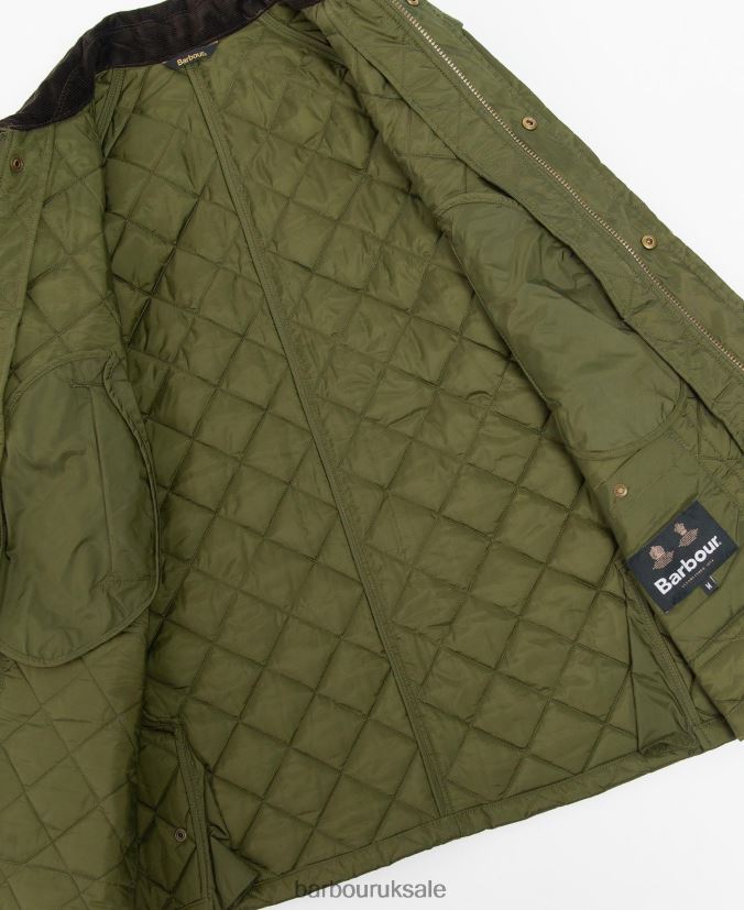 Ashby Quilted Jacket Barbour Men R08LB697 Clothing Olive