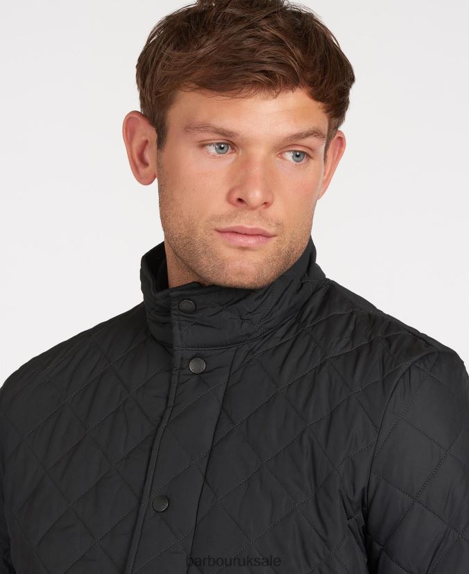 Chelsea Sportsquilt Jacket Barbour Men R08LB678 Clothing Black