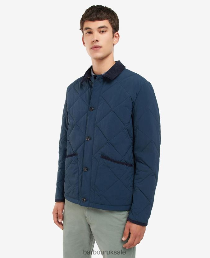 Colindale Quilted Jacket Barbour Men R08LB6138 Clothing Classic Navy - Click Image to Close