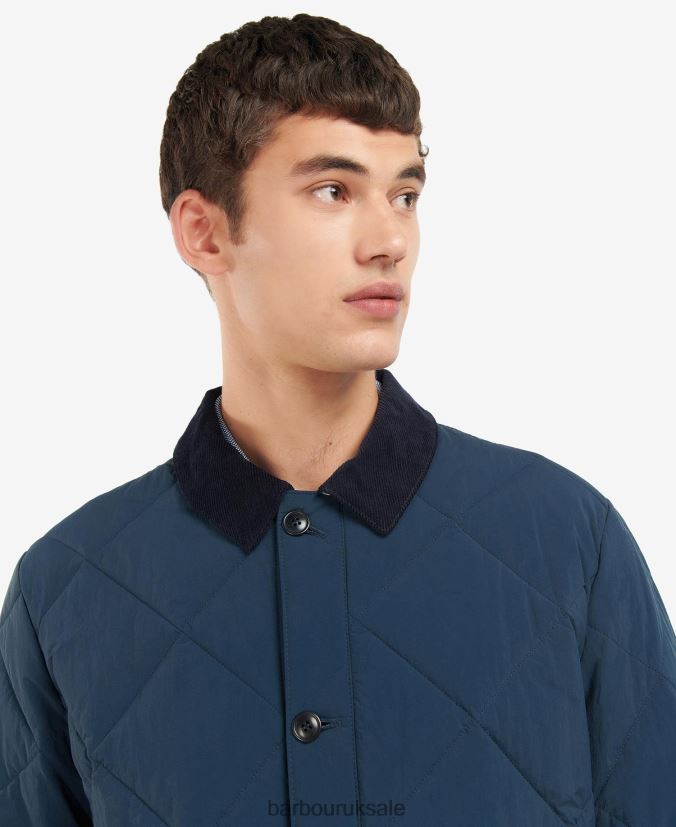 Colindale Quilted Jacket Barbour Men R08LB6138 Clothing Classic Navy