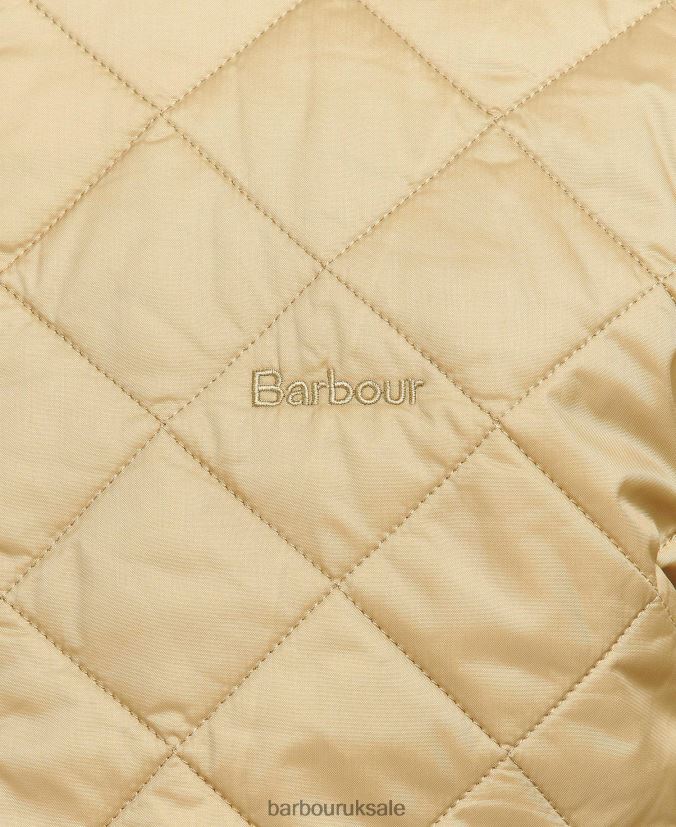 Hann Quilted Jacket Barbour Men R08LB6160 Clothing Sand