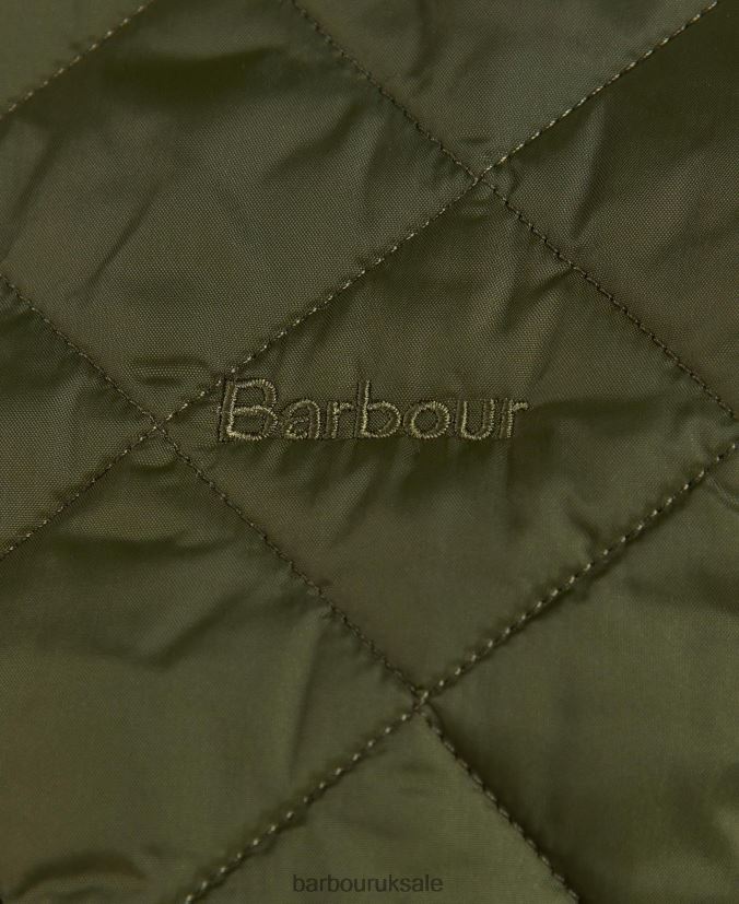 Hann Quilted Jacket Barbour Men R08LB6164 Clothing Sand