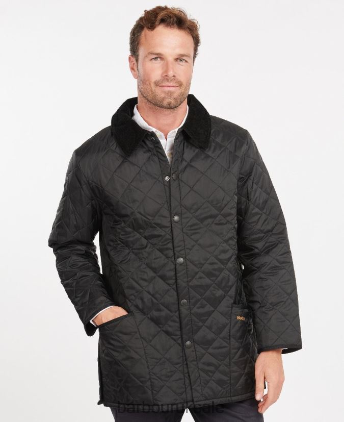 Liddesdale Quilted Jacket Barbour Men R08LB687 Clothing Black