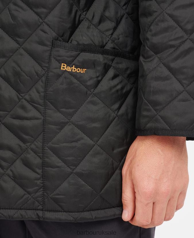 Liddesdale Quilted Jacket Barbour Men R08LB687 Clothing Black