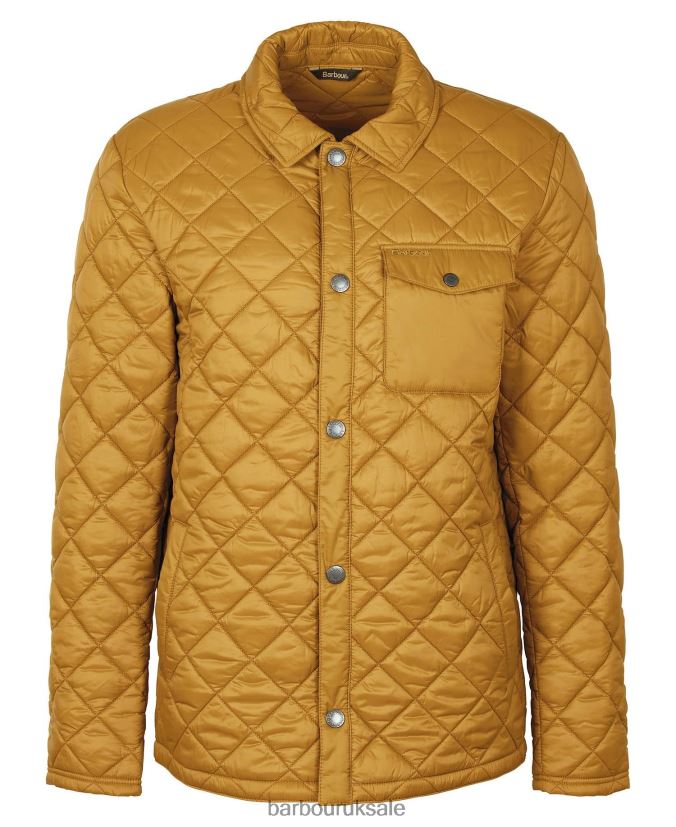 Newbie Quilted Jacket Barbour Men R08LB6162 Clothing Russet