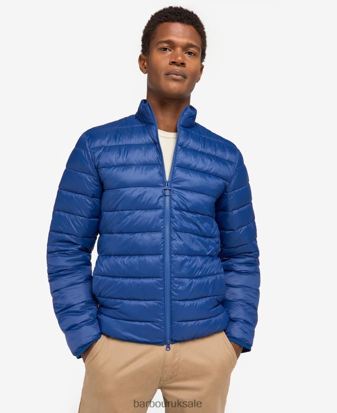 Penton Quilted Jacket Barbour Men R08LB6144 Clothing Atlantic Blue