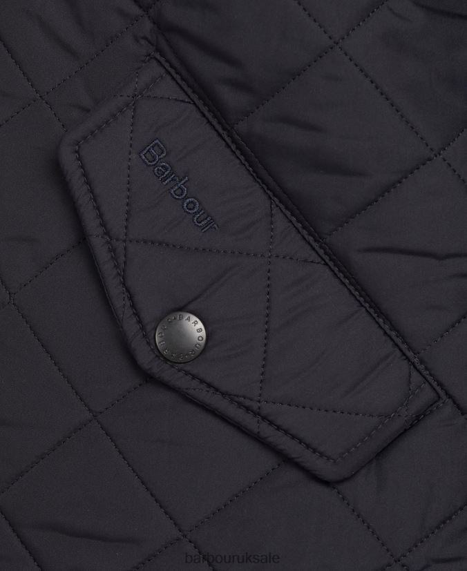 Powell Quilted Jacket Barbour Men R08LB673 Clothing Navy