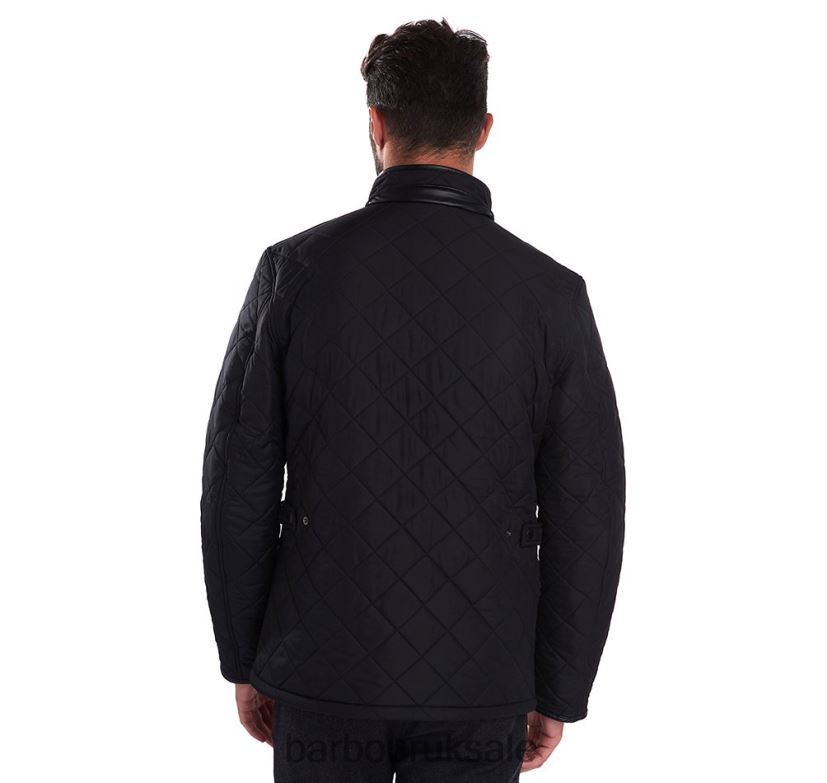 Powell Quilted Jacket Barbour Men R08LB676 Clothing Navy