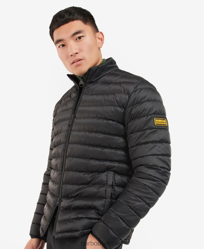 Racer Impeller Quilted Jacket Barbour Men R08LB6119 Clothing Navy - Click Image to Close