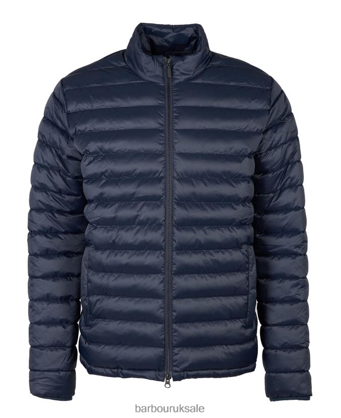 Racer Impeller Quilted Jacket Barbour Men R08LB6122 Clothing Navy