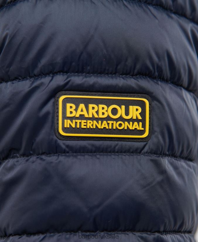 Racer Impeller Quilted Jacket Barbour Men R08LB6122 Clothing Navy