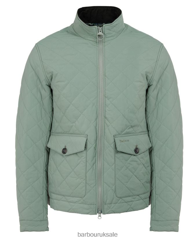 Rydal Quilted Jacket Barbour Men R08LB6113 Clothing Agave Green