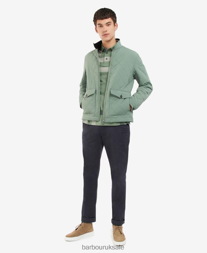 Rydal Quilted Jacket Barbour Men R08LB6113 Clothing Agave Green