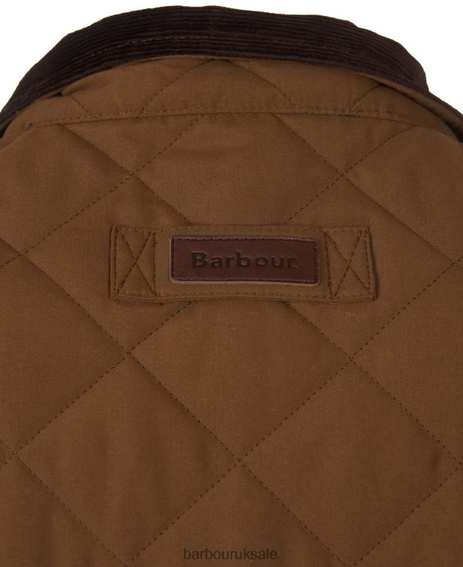 Shoveler Quilt Barbour Men R08LB6107 Clothing DarkOlive