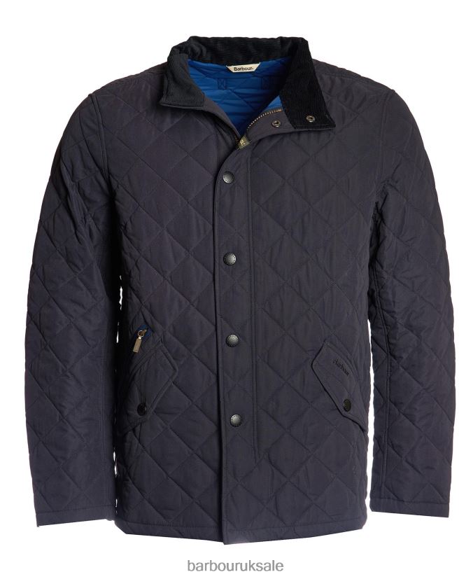 Shoveler Quilted Jacket Barbour Men R08LB680 Clothing DarkOlive