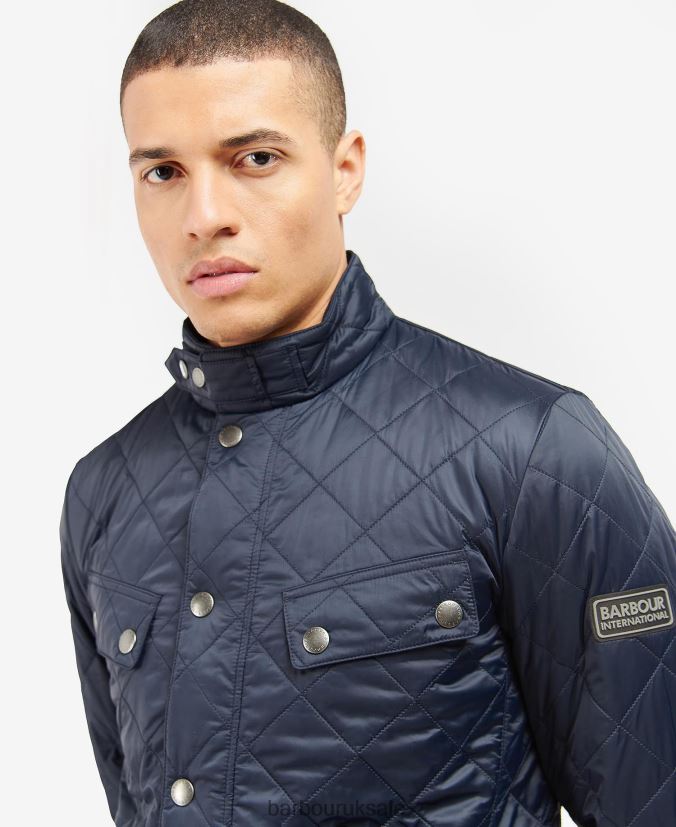 Tourer Ariel Quilted Jacket Barbour Men R08LB6126 Clothing Navy