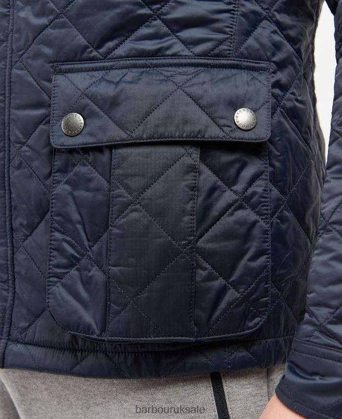 Tourer Ariel Quilted Jacket Barbour Men R08LB6126 Clothing Navy