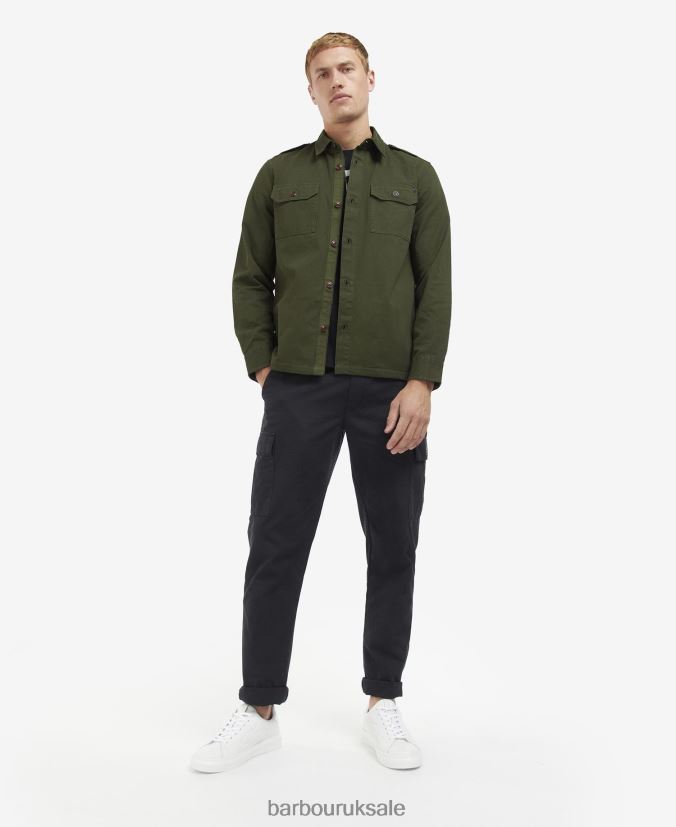 Abbe Overshirt Barbour Men R08LB6470 Clothing Herb