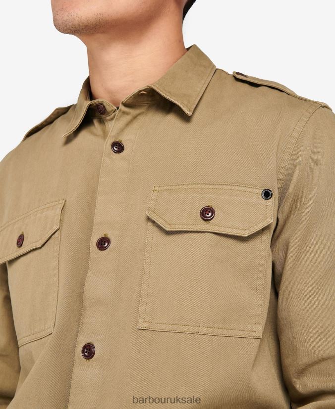 Abbe Overshirt Barbour Men R08LB6486 Clothing Herb