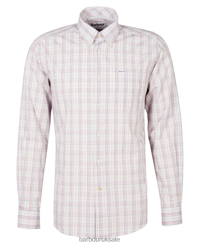 Alnwick Tailored Shirt Barbour Men R08LB6495 Clothing Stone