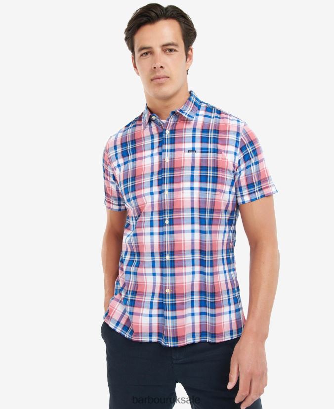 Bruno Regular Shirt Barbour Men R08LB6493 Clothing Sky