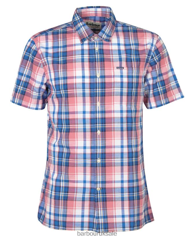 Bruno Regular Shirt Barbour Men R08LB6493 Clothing Sky