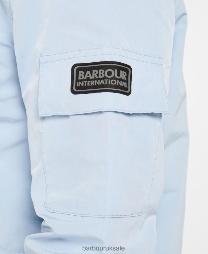 Circuit Overshirt Barbour Men R08LB6304 Clothing Chambray Blue