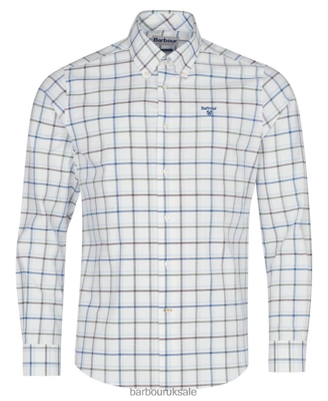 Crantock Shirt Barbour Men R08LB6307 Clothing White