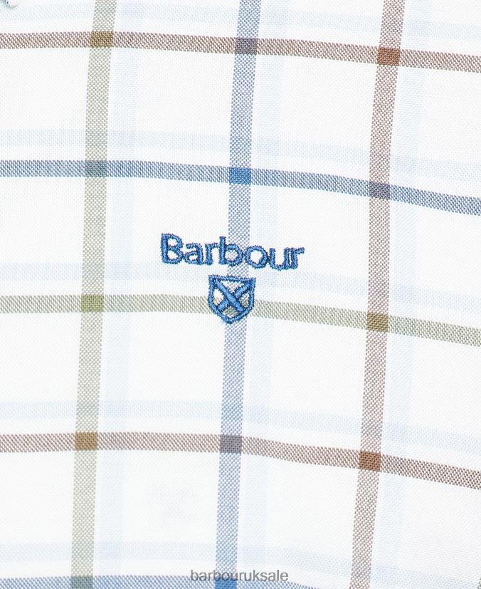 Crantock Shirt Barbour Men R08LB6307 Clothing White