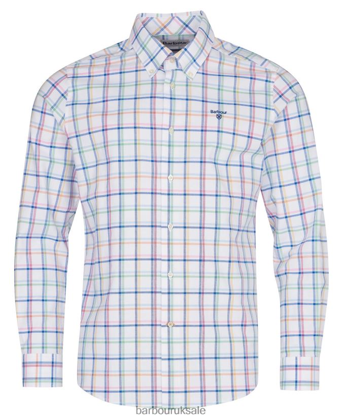 Crantock Shirt Barbour Men R08LB6312 Clothing White