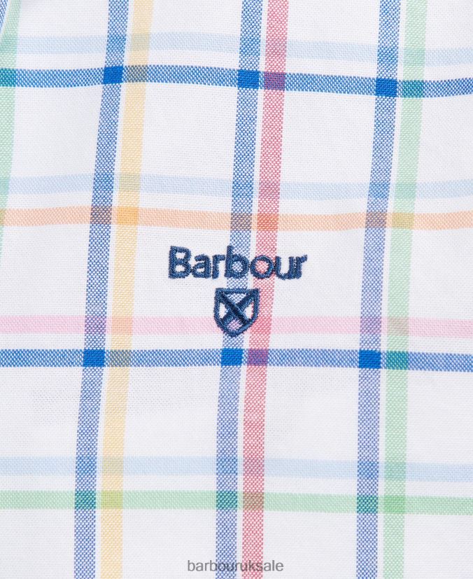 Crantock Shirt Barbour Men R08LB6312 Clothing White