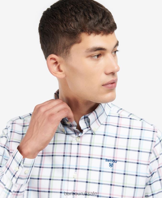 Crantock Shirt Barbour Men R08LB6484 Clothing Sky