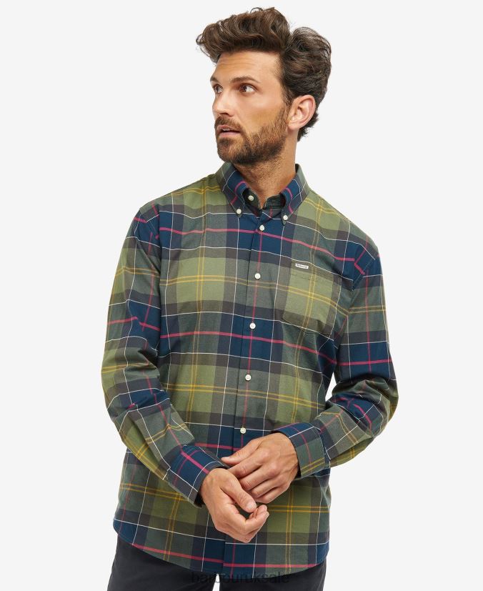 Eden Regular Tartan Shirt Barbour Men R08LB6386 Clothing Classic Tartan