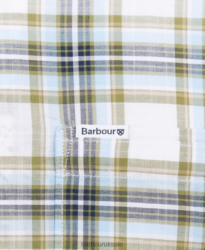 Hartcliff Tailored Shirt Barbour Men R08LB6454 Clothing Red