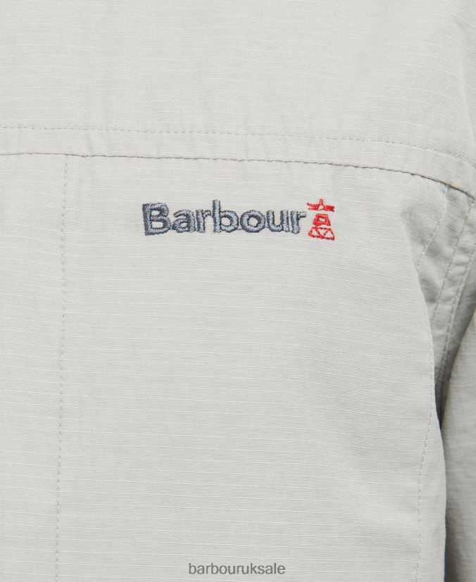 Jonah Overshirt Barbour Men R08LB6410 Clothing Light Grey