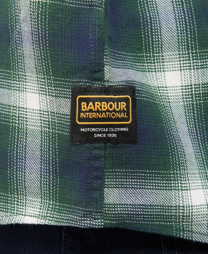 Kershaw Shirt Barbour Men R08LB6452 Clothing Racing Green