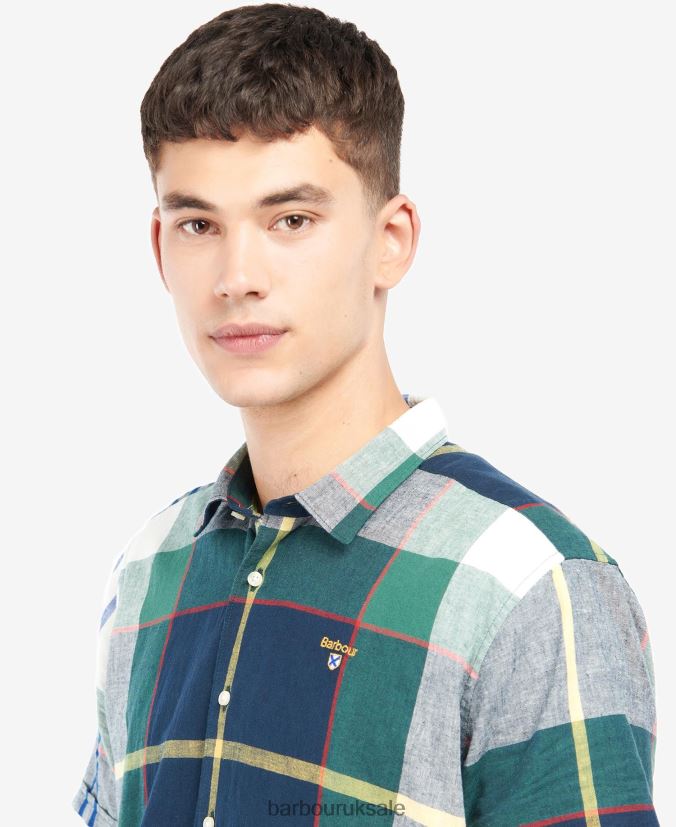 Marvin Tartan Shirt Barbour Men R08LB6481 Clothing Summer Ivy