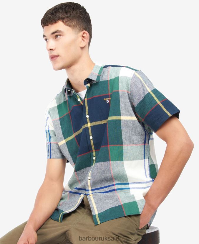 Marvin Tartan Shirt Barbour Men R08LB6481 Clothing Summer Ivy