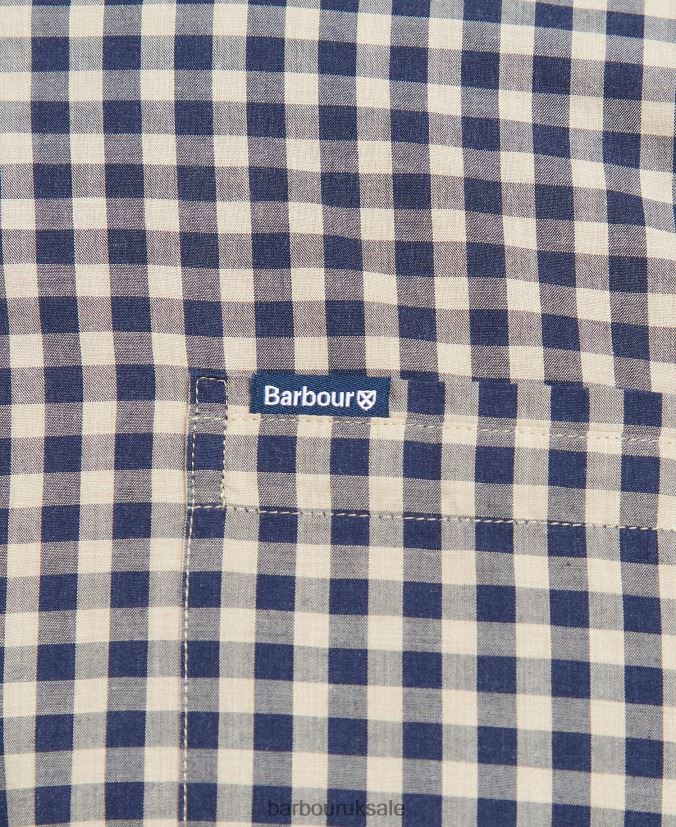 Merryton Tailored Shirt Barbour Men R08LB6527 Clothing Blue