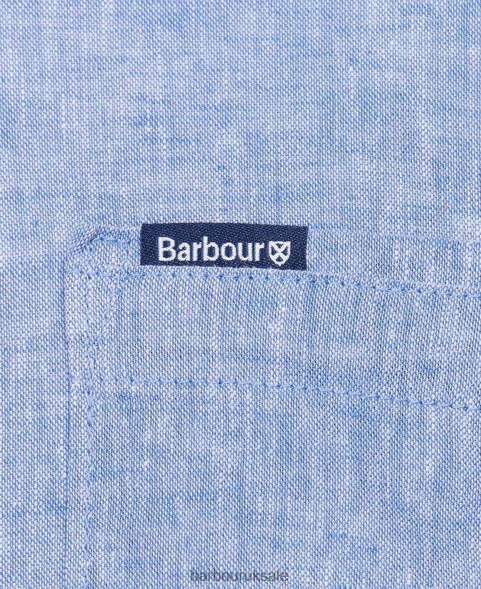 Nelson Tailored Shirt Barbour Men R08LB6360 Clothing White