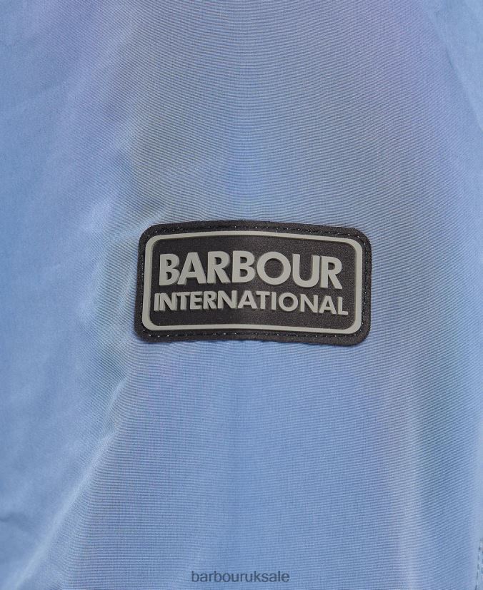 Ray Overshirt Barbour Men R08LB6478 Clothing Blue Horizon