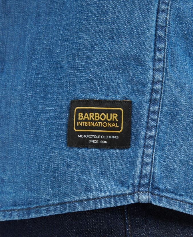 Reynolds Denim Shirt Barbour Men R08LB6518 Clothing Denim