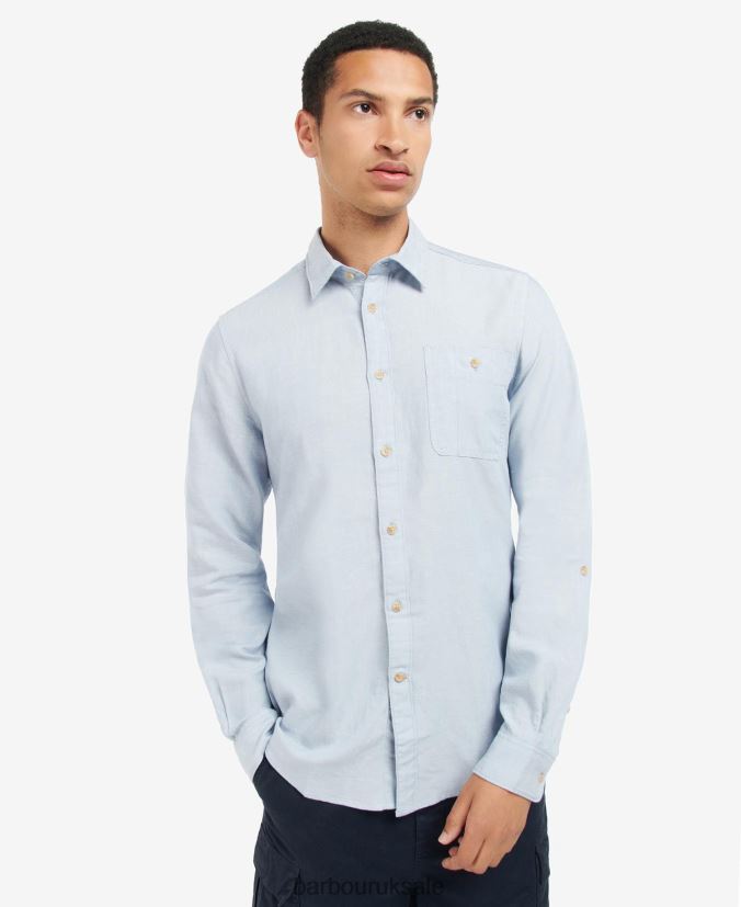 Ruthwell Tailored Shirt Barbour Men R08LB6513 Clothing Chambray